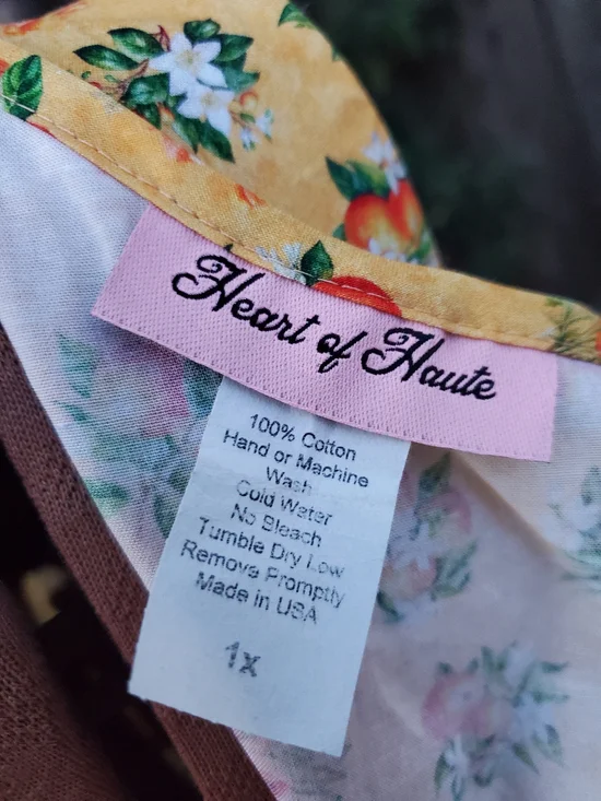 Heart Of Haute Oranges Print Dress - Yellow - Picture 7 of 7